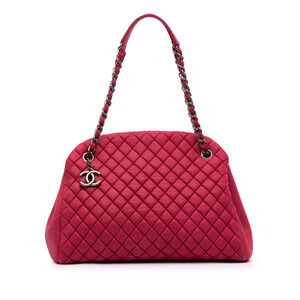 Pre-Loved Chanel Large Quilted Lambskin Just Mademoiselle Bowling Bag